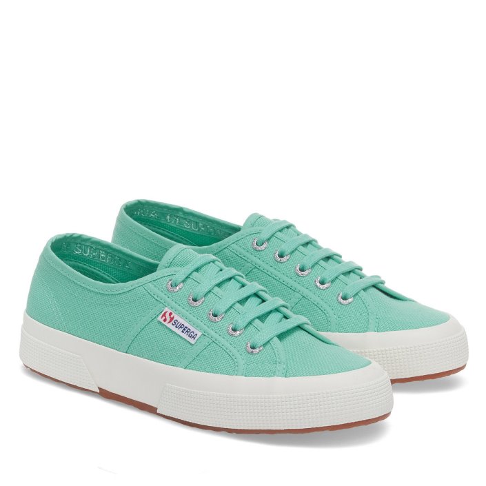 Superga Sale 2750 Cotu Classic Green Water-F Avorio