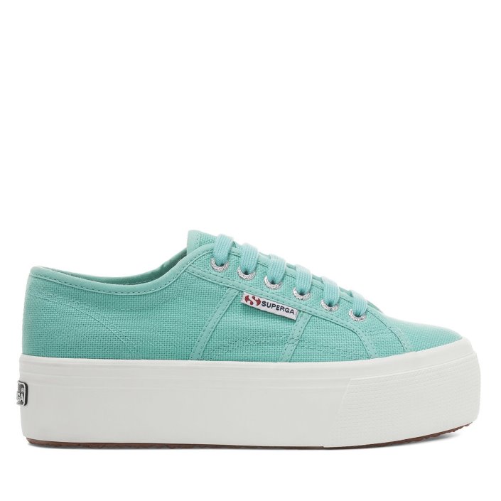 Superga Sale 2790 Linea Up Down Green Water-F Avorio