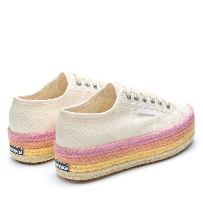 Superga Sale 2790 Multicolour Rope White Avorio-Candy Multicolour