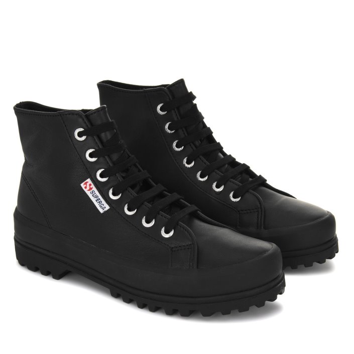 Superga Sale 2341 Alpina Nappa Full Black