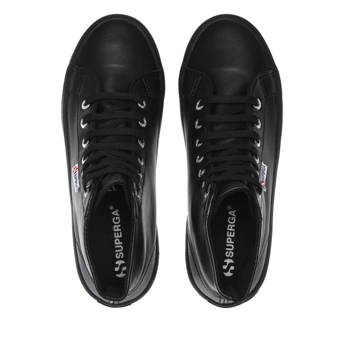 Superga Sale 2341 Alpina Nappa Full Black
