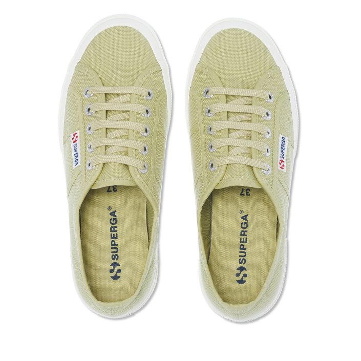 Superga Sale 2750 Cotu Classic Green Olive-F Avorio
