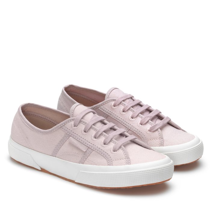 2750 Organic Canvas Natural Dye Pink Magenta Leaves Superga Sale