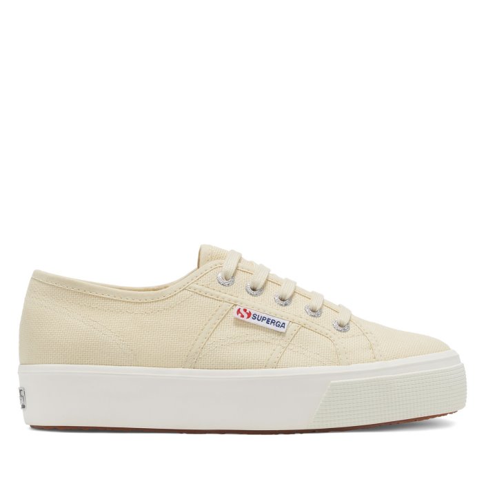 Superga Sale 2730 Mid Platform Beige Lt Eggshell-F Avorio