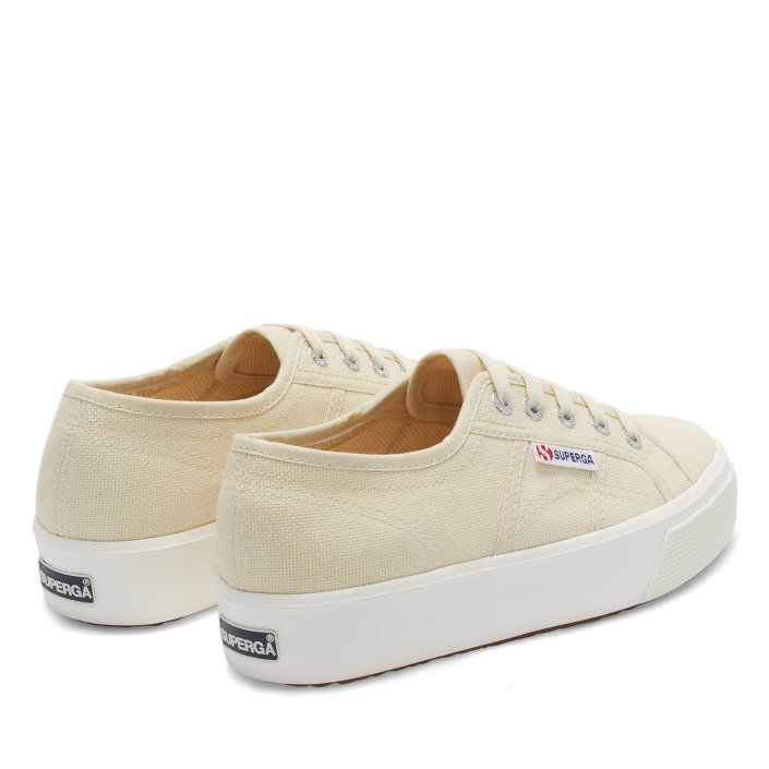 Superga Sale 2730 Mid Platform Beige Lt Eggshell-F Avorio