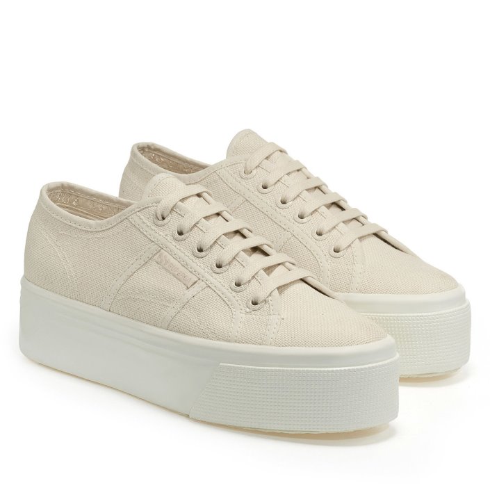 Superga Sale 2790 Shiny Gum Beige Raw Total-Shiny Avorio