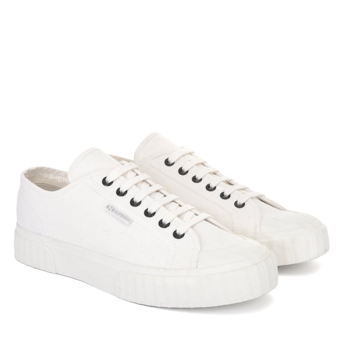 Superga Sale 2630 Cotu White Avorio-Grey Colomba