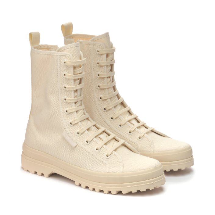 Superga Sale 2641 Alpina High Beige Raw-F Avorio