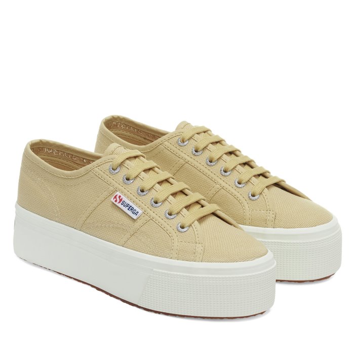 Superga Sale 2790 Linea Up Down Beige Almond-F Avorio
