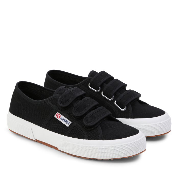 Superga Sale 2750 Cotstrap Black-F White