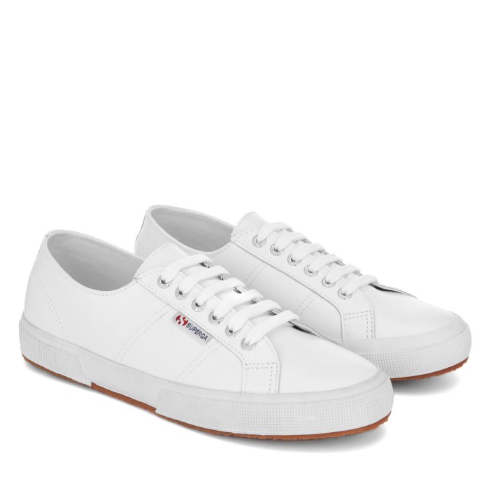 Superga Sale 2750 Nappa Lea White