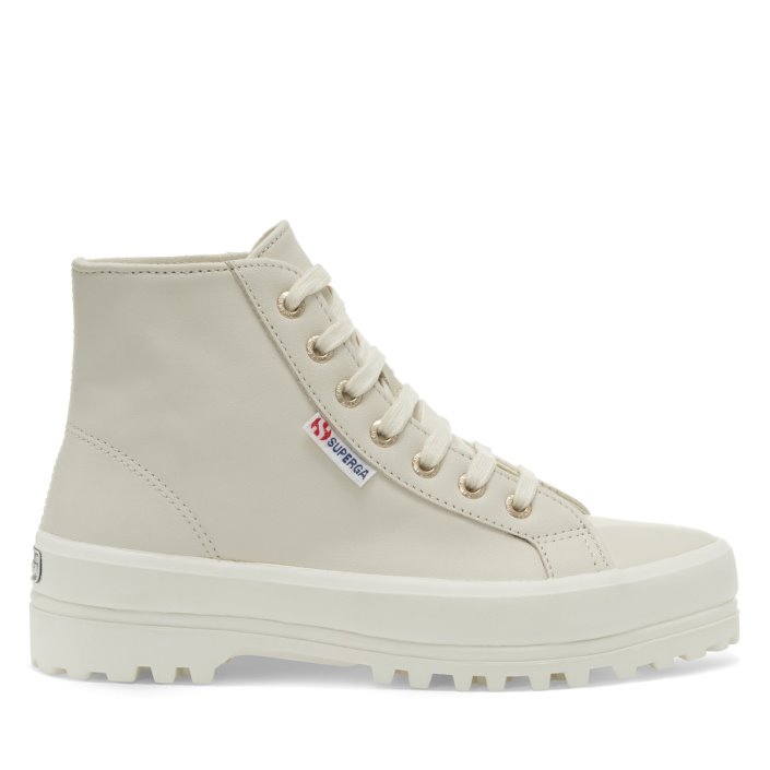 Superga Sale 2341 Alpina Nappa Beige Lt Eggshell-F Avorio