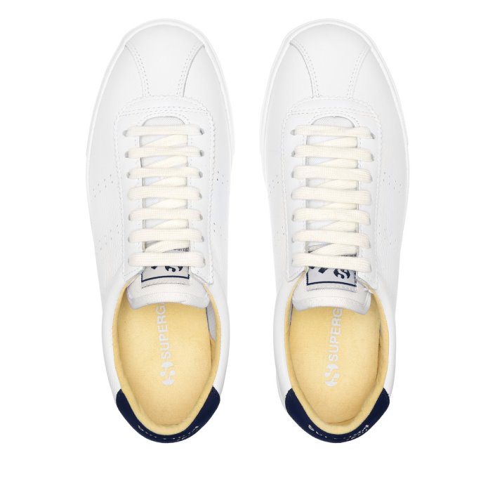 Superga Sale 2843 Superga Sale Sport Club S Blue Navy-Beige Gome
