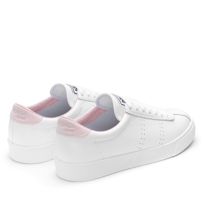 Superga Sale 2843 Superga Sale Sport Club S White-Pink Lt