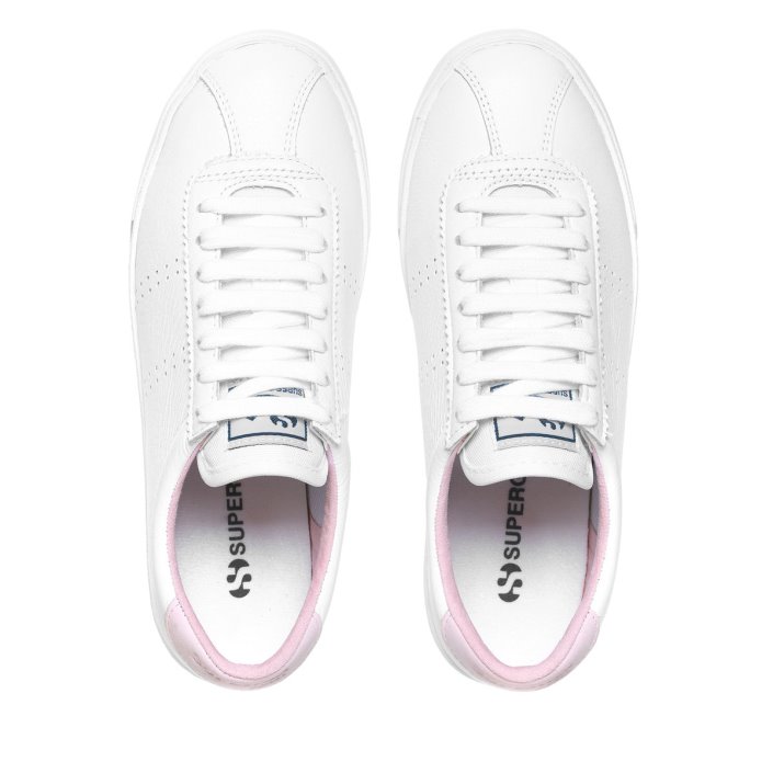 Superga Sale 2843 Superga Sale Sport Club S White-Pink Lt