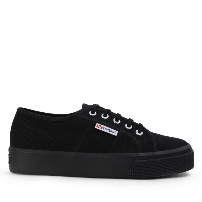 Superga Sale 2730 Mid Platform Full Black