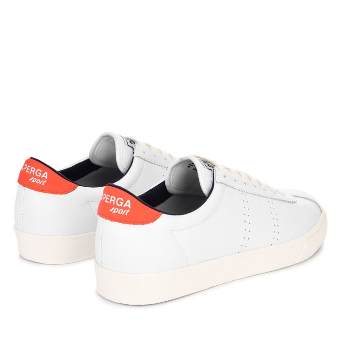 Superga Sale 2843 Superga Sale Sport Club S Orange Tomato-Blue Navy