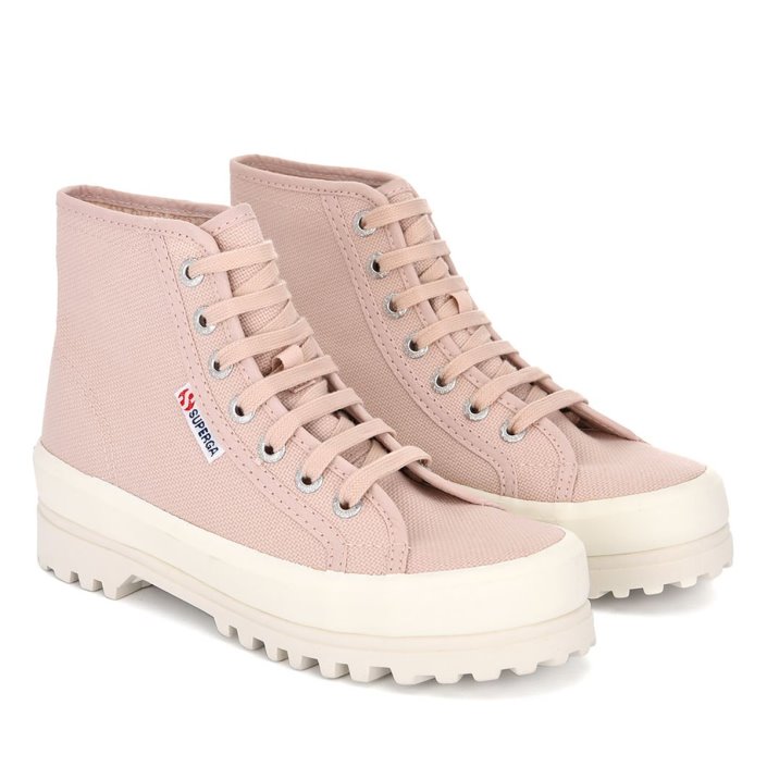Superga Sale 2341 Cotu Alpina Pink Skin-F Avorio