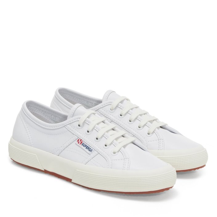 Superga Sale 2750 Vegan Leather White-White Avorio