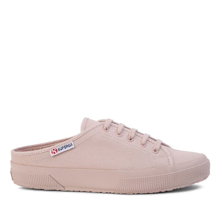 Superga Sale 2401 Nude Mule Pink Skin Nude