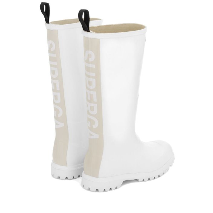 Superga Sale 799 Rubber Boots Lettering White