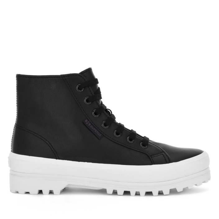 Superga Sale 2341 Alpina Nappa Black-F Avorio