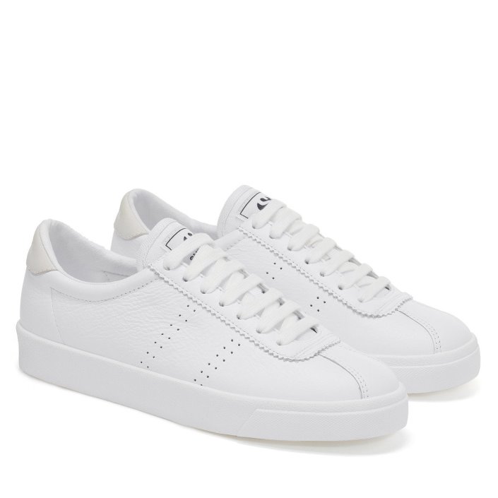 Superga Sale 2843 Club S Comfort Leather Full White White