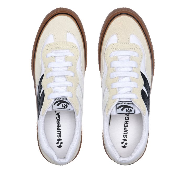 Superga Sale 2941 Revolley Bicolour Swallow White-Black-D
