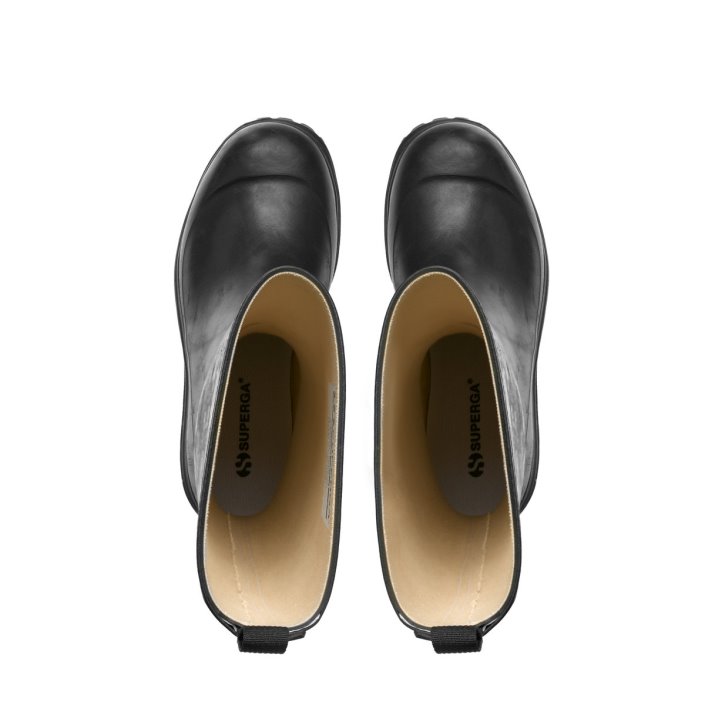 Superga Sale 799 Rubber Boots Lettering Black