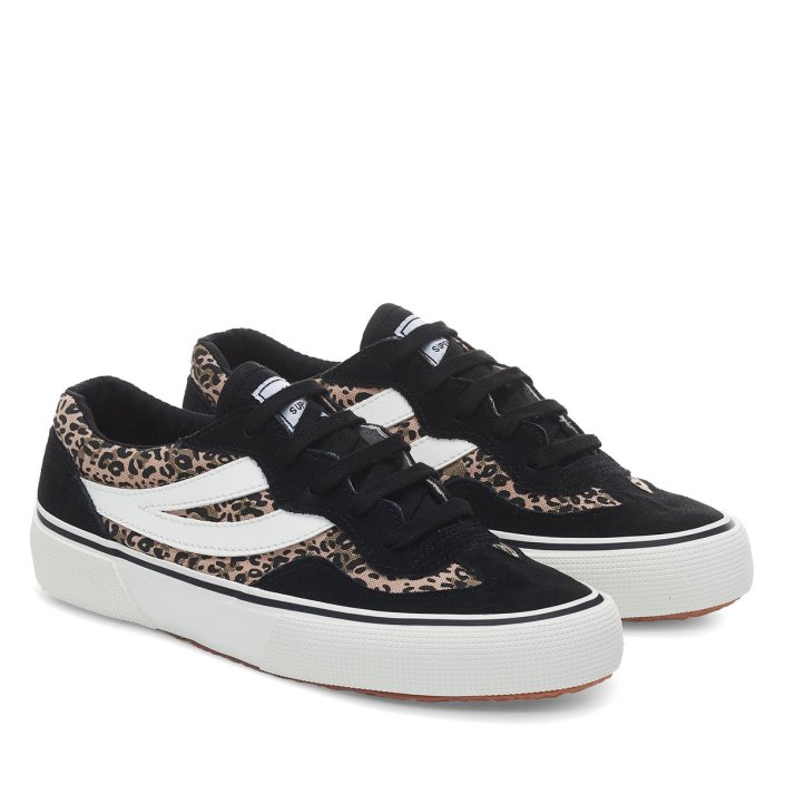 Superga Sale 2941 Revolley Microleopard Black Micro Leopard