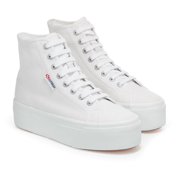 Superga Sale 2708 Hi Top White