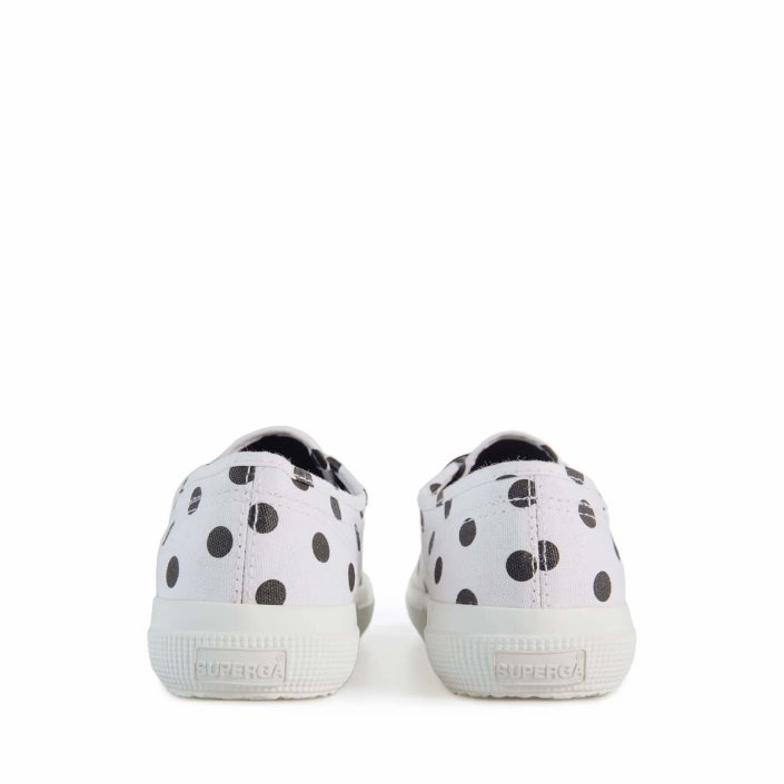 Superga Sale 2750 Polkadots White-Black Dots