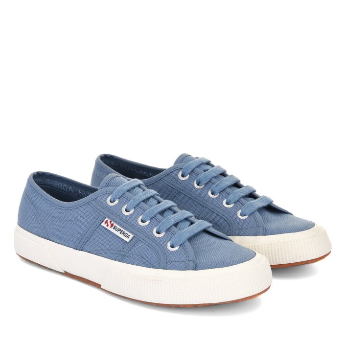 Superga Sale 2750 Cotu Classic Blue Lt Cobalt-F Avorio
