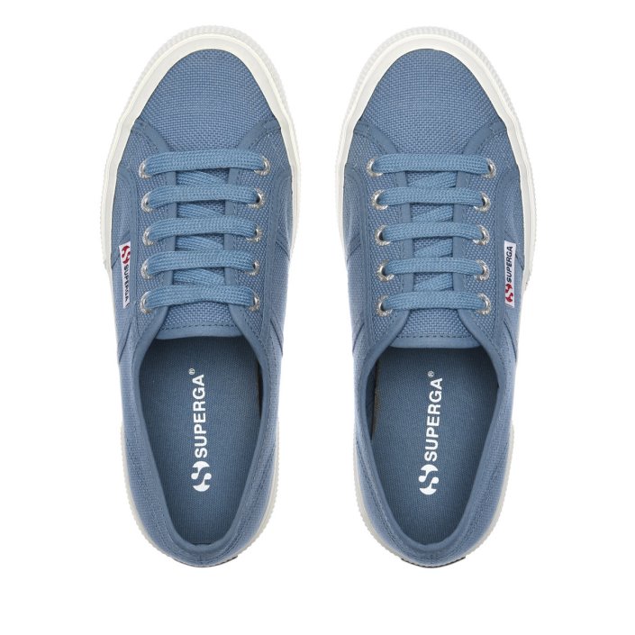 Superga Sale 2750 Cotu Classic Blue Lt Cobalt-F Avorio