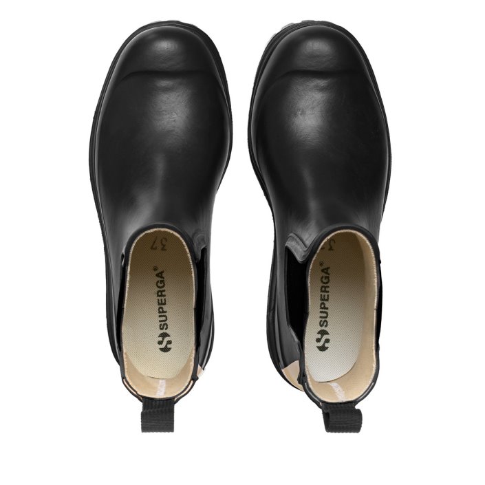 Superga Sale 798 Rubber Boots Lettering Black