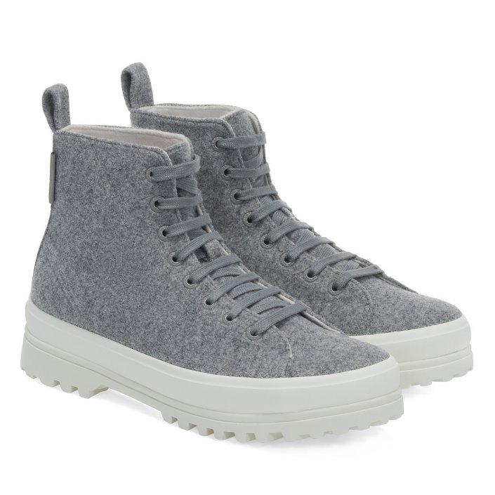 Superga Sale 2644 Alpina Felt Lt Grey-F Avorio