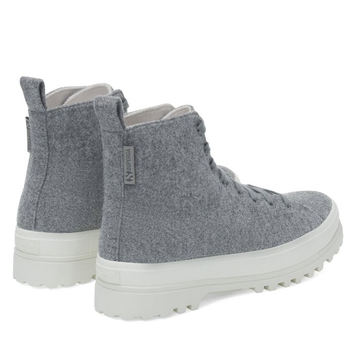 Superga Sale 2644 Alpina Felt Lt Grey-F Avorio