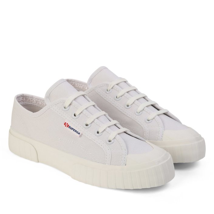 Superga Sale 2630 Cotu Grey Lt-White Avorio