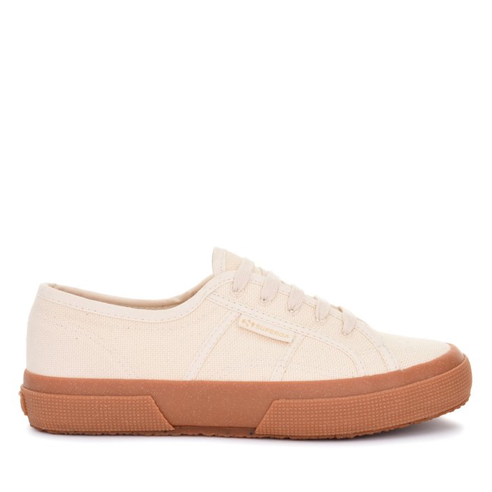 Superga Sale 2750 Organic Canvas Natural Beige-Gum