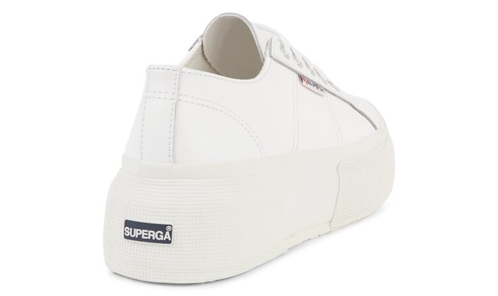 Superga Sale 2287 Nappa Lea Up5 White