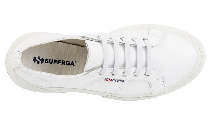 Superga Sale 2287 Nappa Lea Up5 White