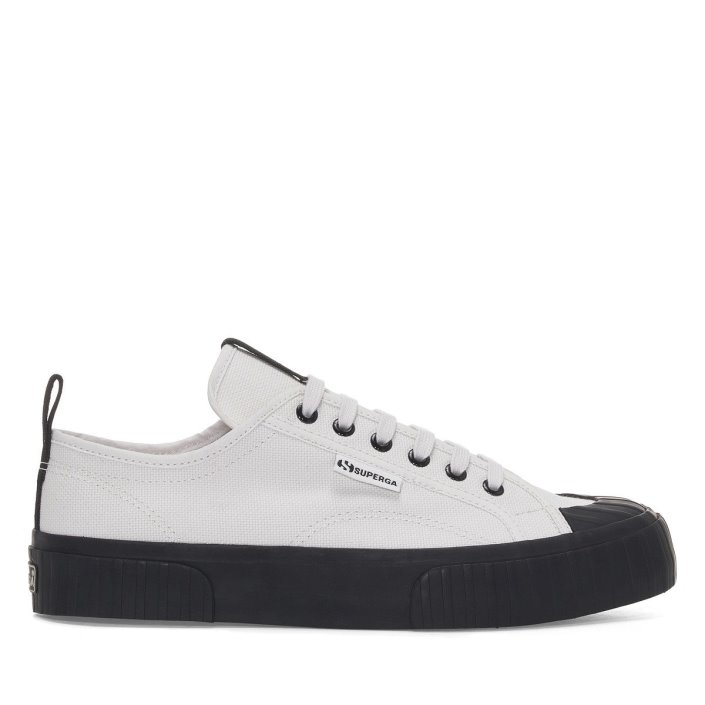 Superga Sale 2630 Stripe Webbing Grey Lt-Black