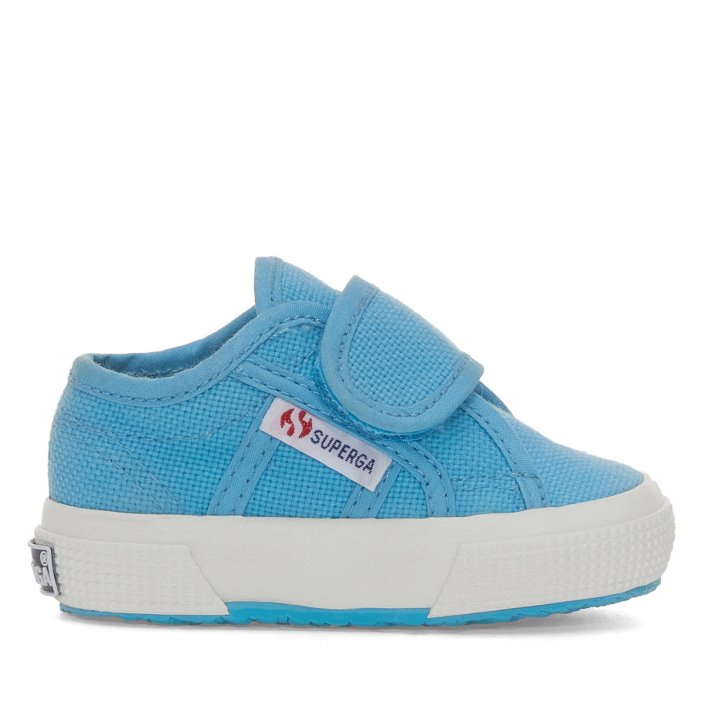 Superga Sale 2750 Bstrap Baby Blue Lt Dusty - F Avorio
