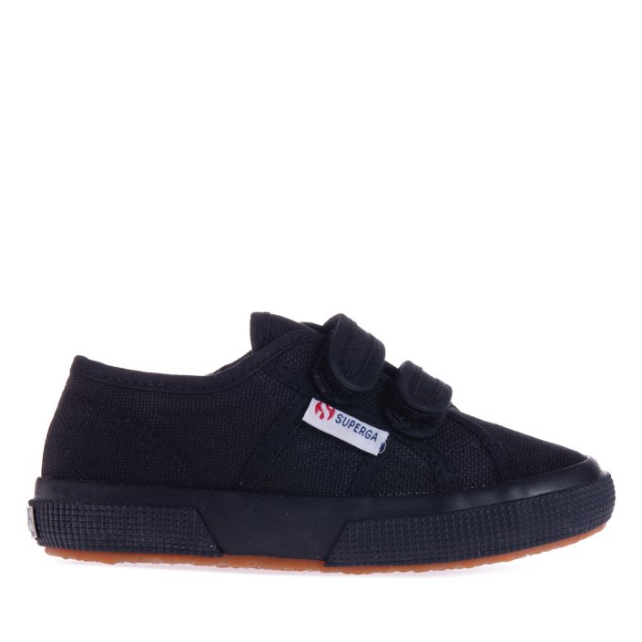 Superga Sale 2750 Jstrap Classic Kids Full Black