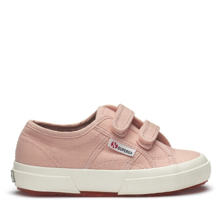 Superga Sale 2750 Jstrap Classic Kids Pink Blush - F Avorio