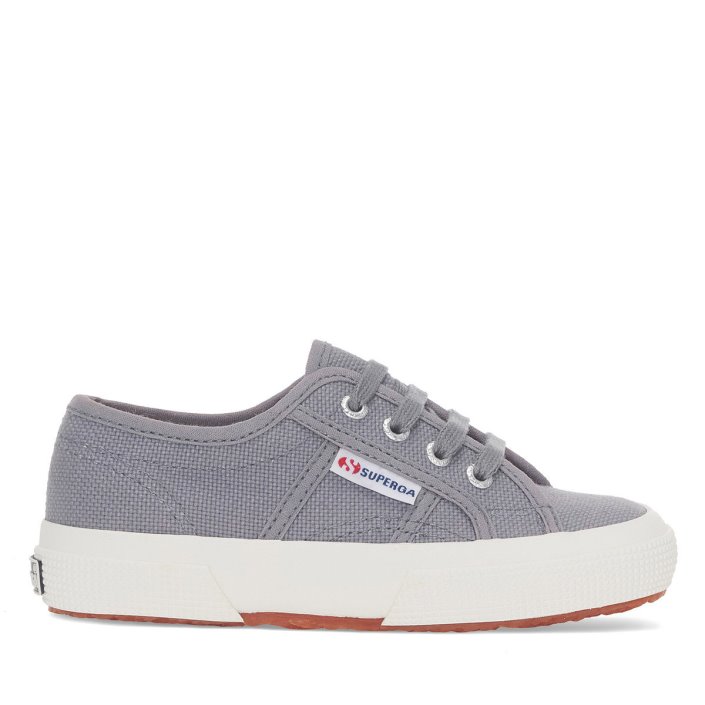 Superga Sale 2750 Jcot Classic Kids Grey Bluish-F Avorio