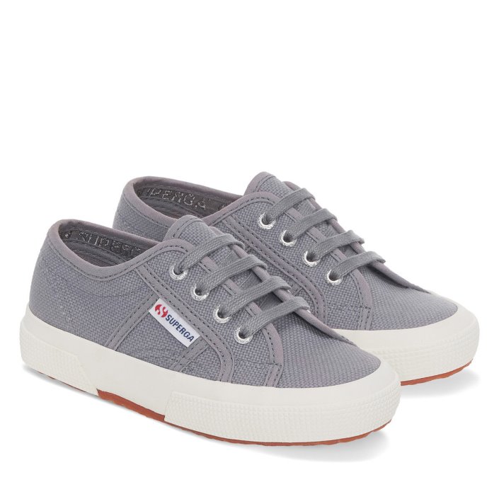 Superga Sale 2750 Jcot Classic Kids Grey Bluish-F Avorio