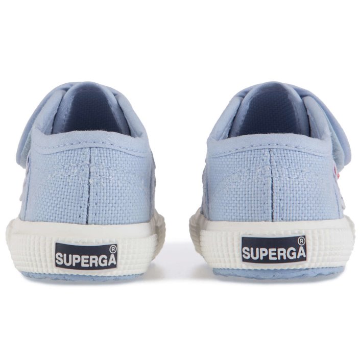 Superga Sale 2750 Bstrap Baby Azure Daylight-F Avorio