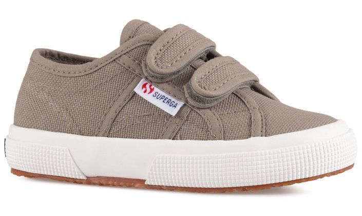 Superga Sale 2750 Jstrap Classic Kids Green Safari-F Avorio