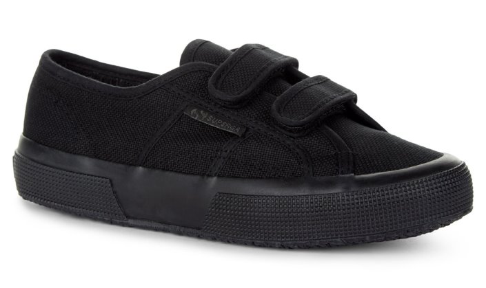 Superga Sale 2750 Jstrap Classic Kids Total Black